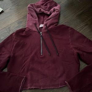 Cotton citizen half zip up sweatshirt